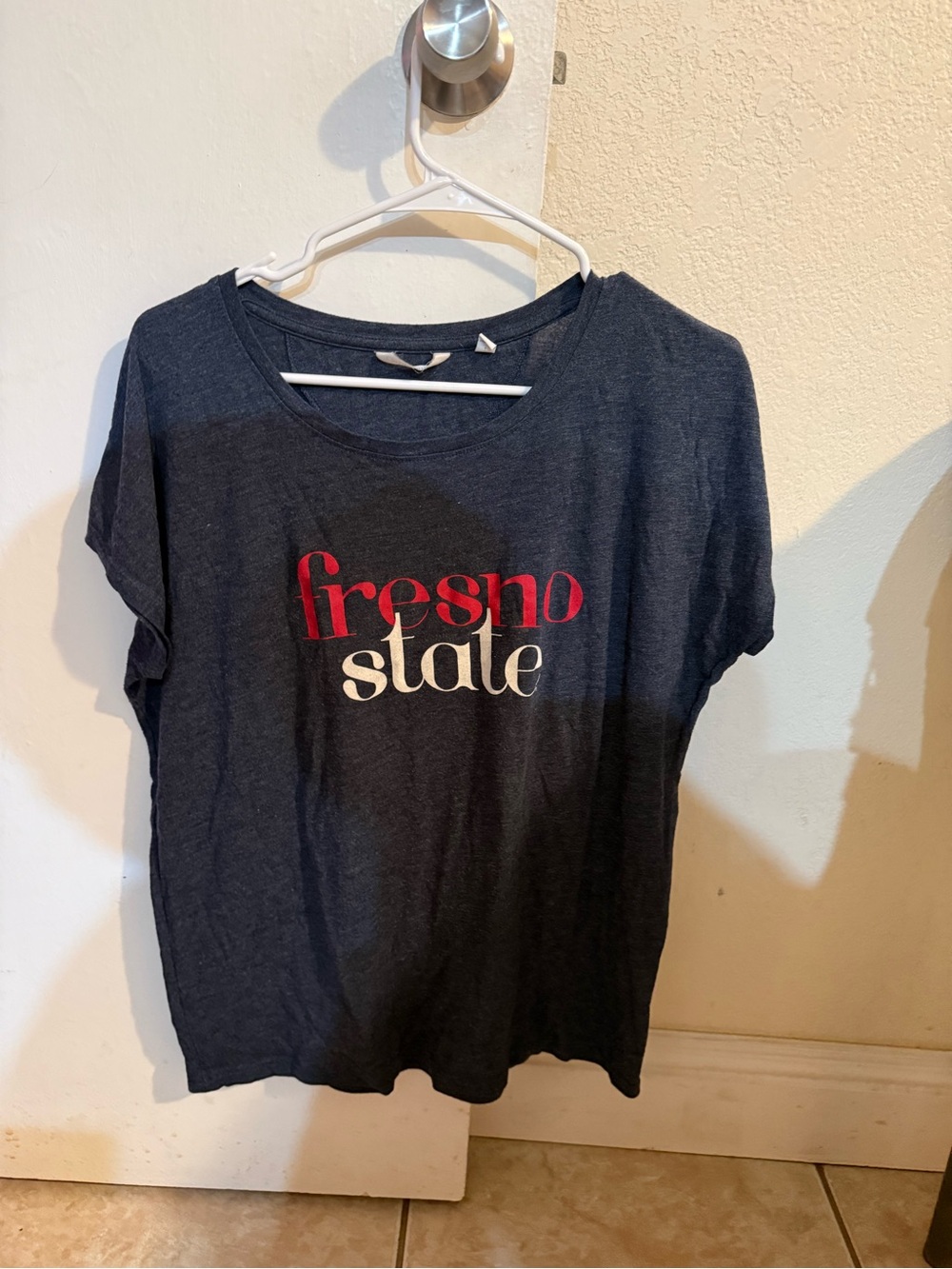 Fresno State Women's Navy Graphic Tee